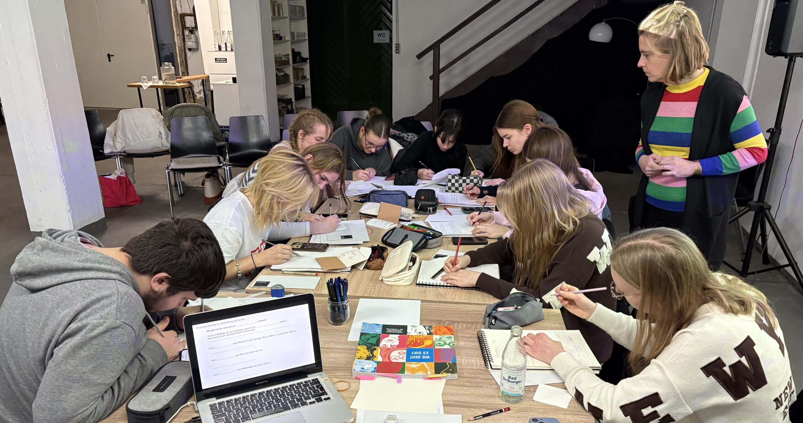 Kunst-Leistungskurs trifft Comic-Kunst