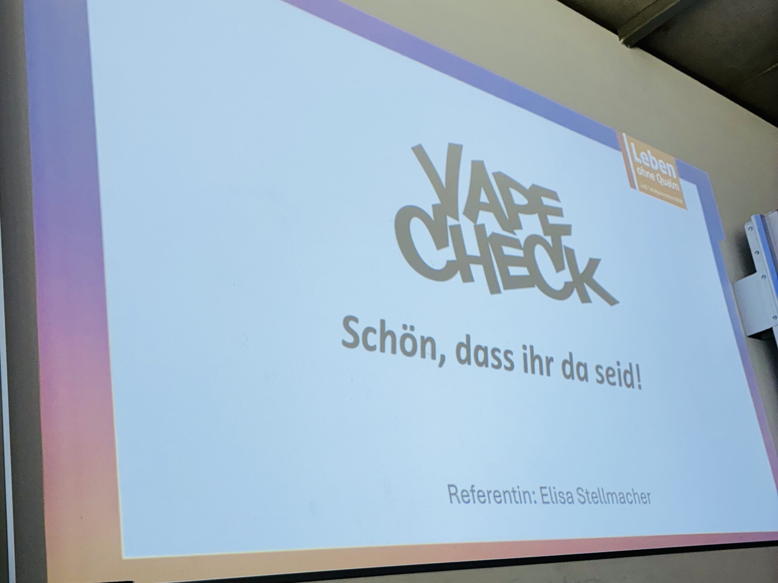 Vape Check im Jahrgang 9